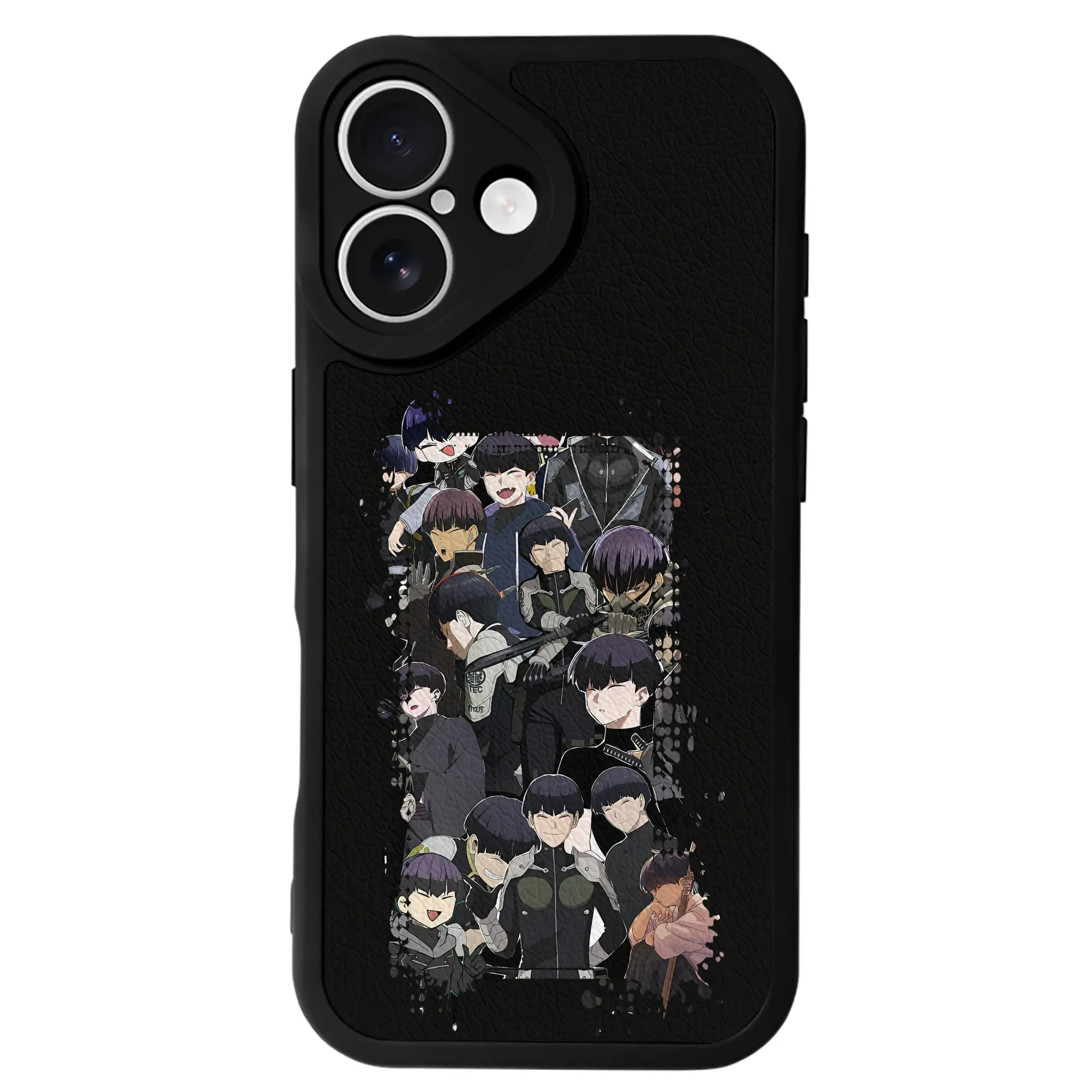 怪獣8号 グッズ,保科宗四郎 - IPhone 16シリーズ対応 ・ シリコンスマホケース ・ レザー調 ・ 高精度フィット ・ 耐衝撃 ・ ワイヤレス充電対応 ・ 精密カット